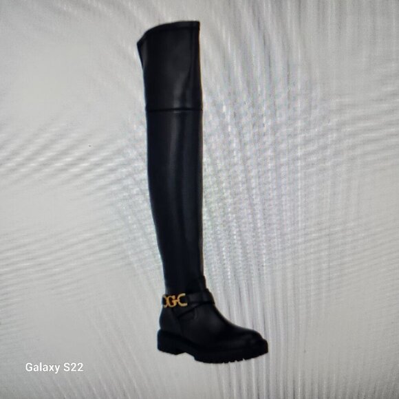 Guess "Jellio" Black Over the Knee boots. NIB. Size 5 - Picture 2 of 11